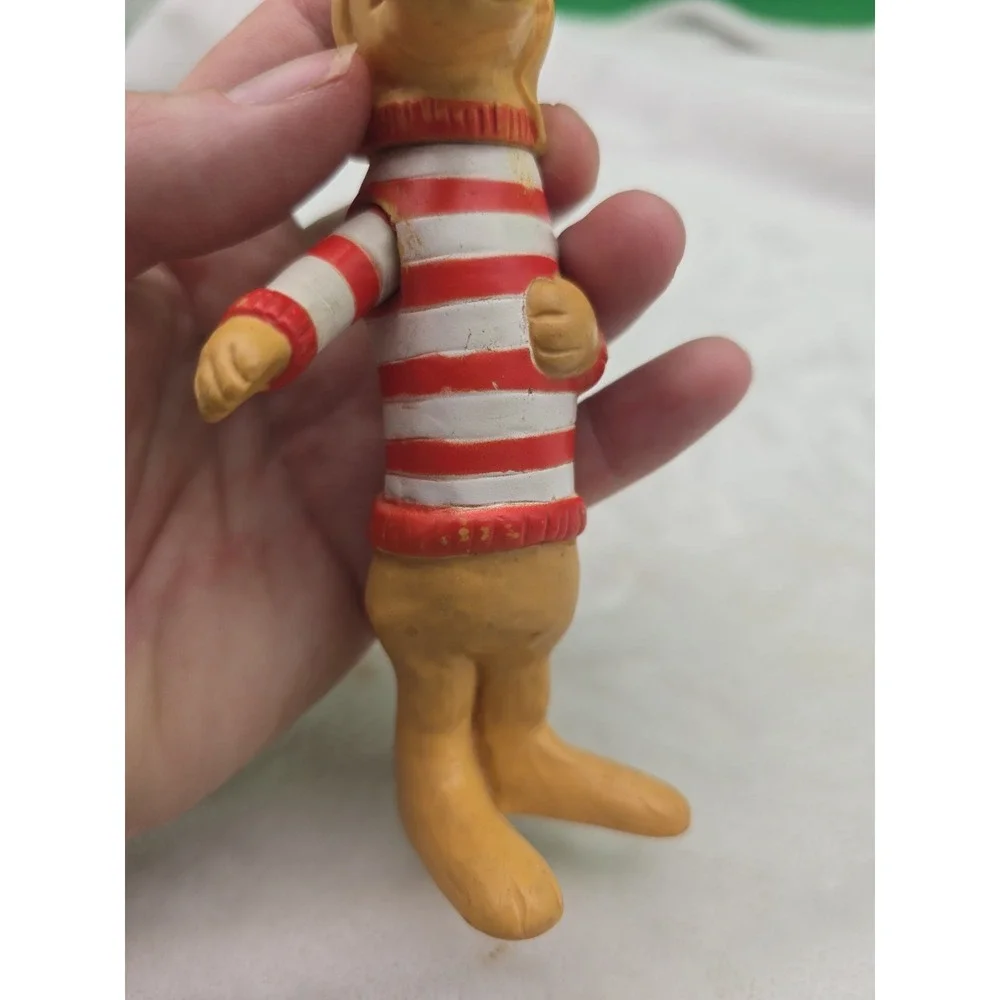 Vintage Beauregard Hound Soft Vinyl‎ Rubber Toy Figure (Walt Kelly 1969)